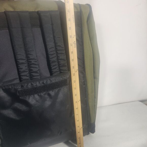 Rugged Gear Rolling Duffel Backpack 96L Green Black Wheels Travel Hiking Bag - Picture 12 of 12